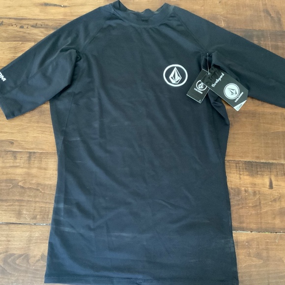Men’s Volcom Lido Short Sleeve Shirt Black - Picture 2 of 4